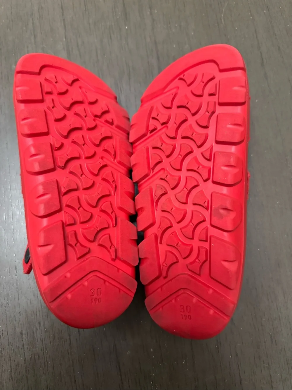 Birkenstock   Mogami HL  Kids Bright Red Double-Strap Sandals size EU30 us 12